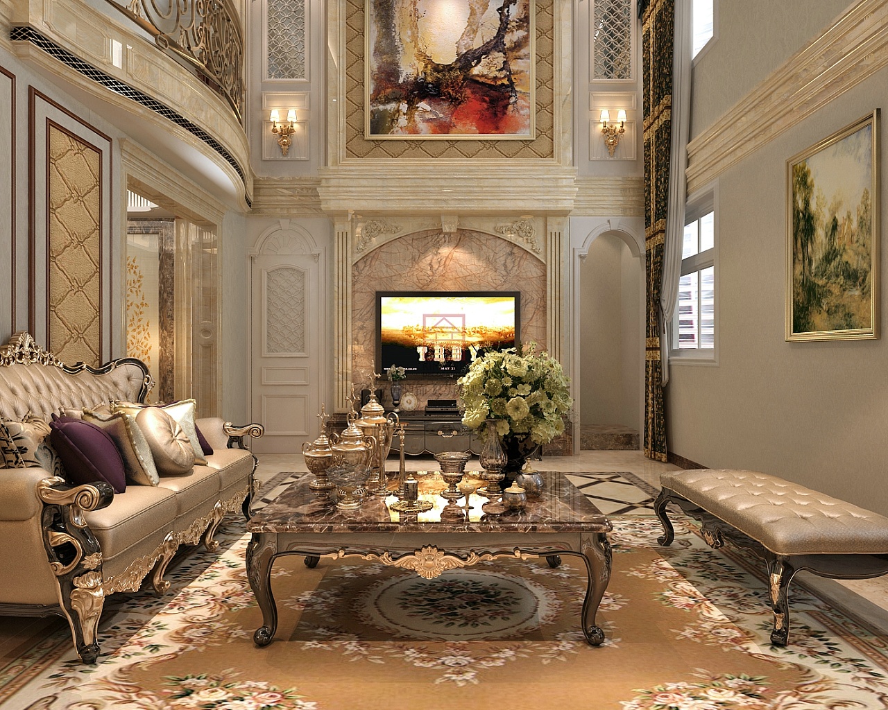 石家莊中冶德賢公館 歐式風格的華麗綻放，詮釋別墅大宅的奢華與格調